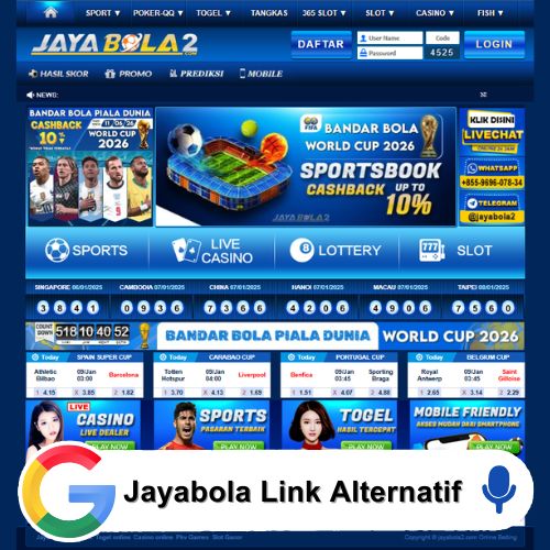 JAYABOLA – Link Alternatif Terbaru Jayabola 2025, Link Terpercaya