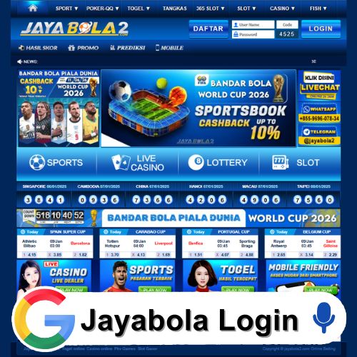 JAYABOLA Mobile PC, Jayabola 2 alternatif - Paling Gacor di Indonesia